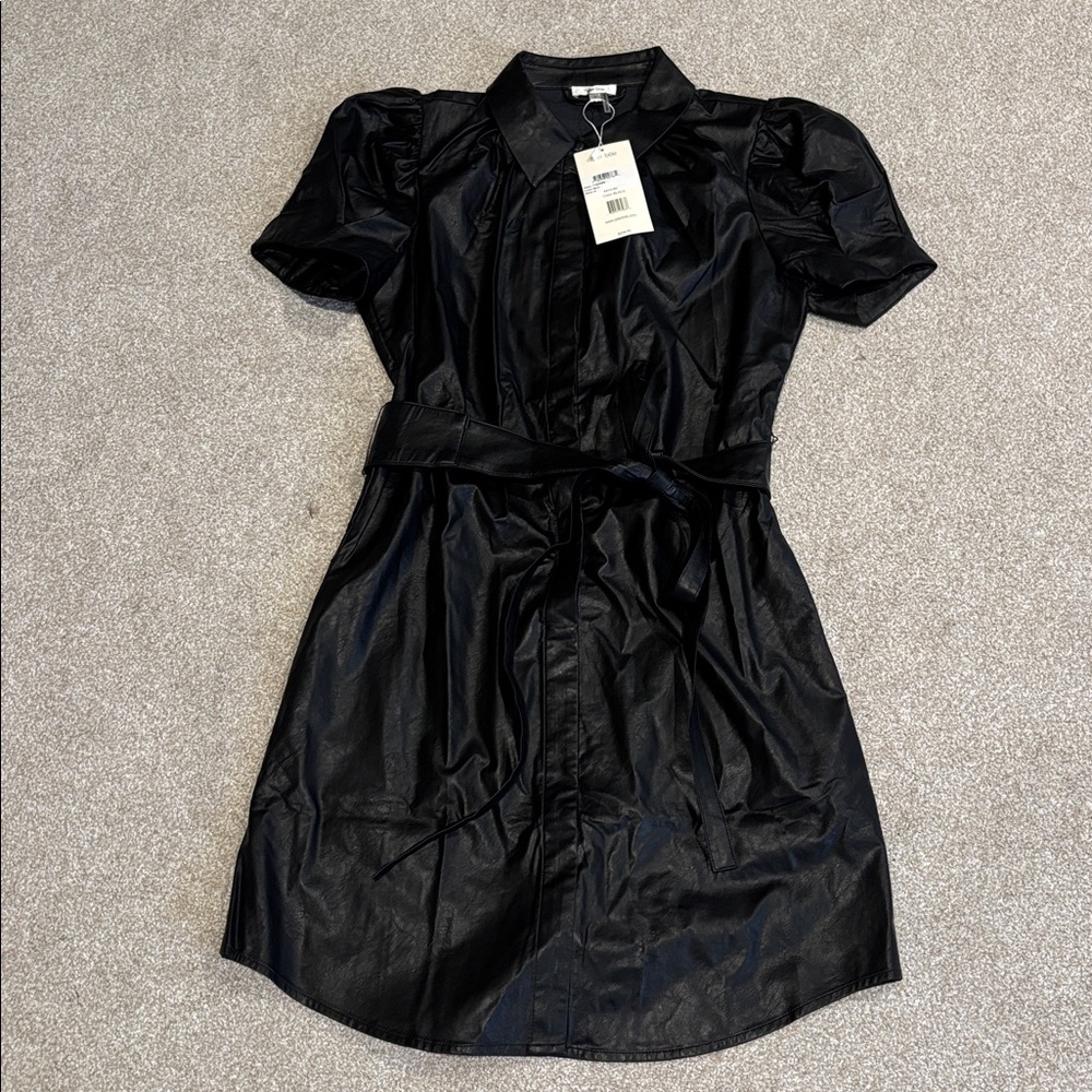 Tyler Boe Women's Veronica Leather Dress NWT size 6 - Picture 5 of 6